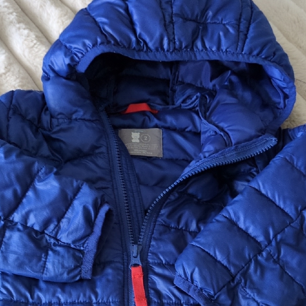 Kids Blue Puffer Jacket